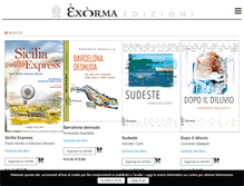 Tablet Screenshot of exormaedizioni.com